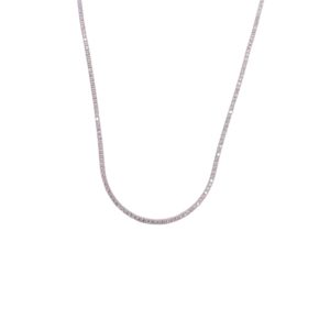 Colar Riviera Cristal 2mm