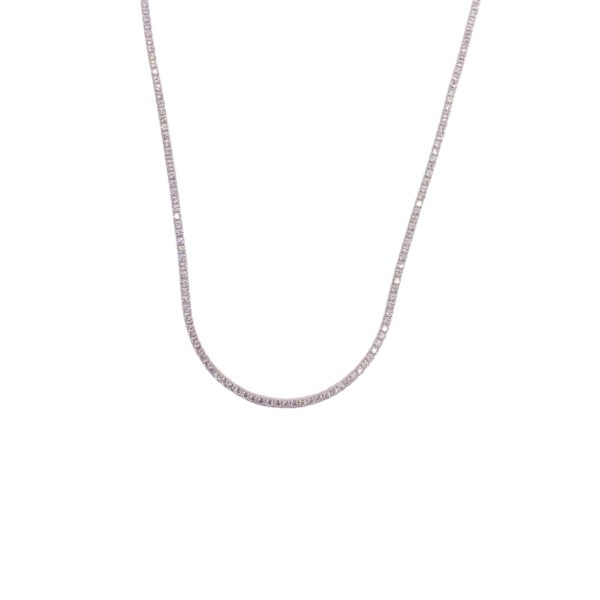 Colar Riviera Cristal 2mm